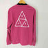 ハフ HUF ESSENTIALS TT L/S TEE トライアングル ロゴプリントTシャツ メンズ JPN:M