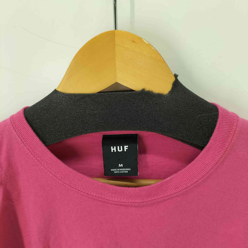 ハフ HUF ESSENTIALS TT L/S TEE トライアングル ロゴプリントTシャツ メンズ JPN:M