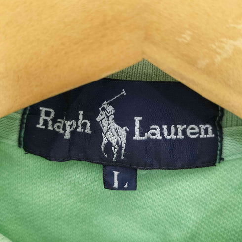 ラルフローレン RALPH LAUREN 90s ポニー刺繍S/S鹿の子ポロシャツ メンズ JPN:L