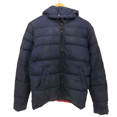 ヒルフィガーデニム HILFIGER DENIM ロゴ刺繍 フーデッド ダウン ジャケット メンズ import:S