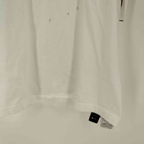 ロクビューティーアンドユースユナイテッドアローズ 6 BEAUTY & YOUTH UNITED ARROWS ダメージ加工 プリントTシャツ レディース JPN:L