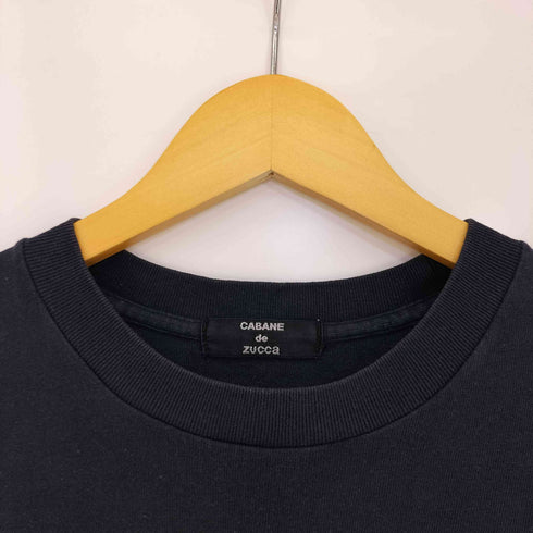 カバンドズッカ CABANE de ZUCCa 羽刺繍 半袖Tシャツ メンズ