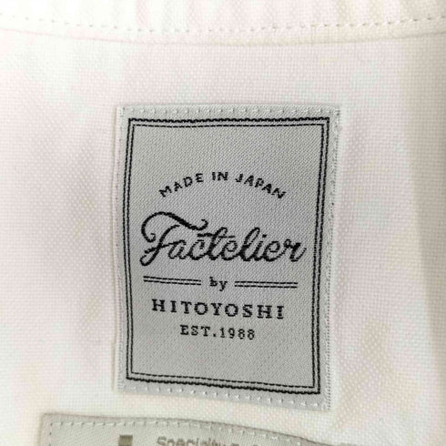Hitoyoshi 人吉 ボタンダウンシャツ メンズ JPN:L
