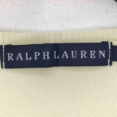 ラルフローレン RALPH LAUREN S/S コットンニット レディース import:L