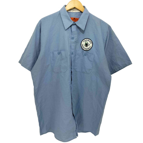 レッドキャップ RED KAP 機関ロゴ S/S ワーク シャツ メンズ import:L