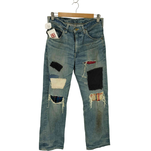 リー Lee クラッシュダメージデニムパンツ メンズ US:30-31