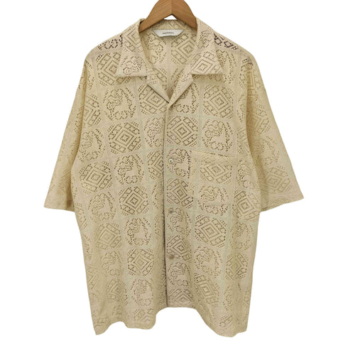 サスクワァッチファブリックス SASQUATCHfabrix. 23SS JAH LION LACE H/S OC SHIRT メンズ JPN:XL