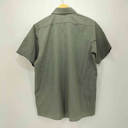 レッドキャップ RED KAP 企業ロゴ S/S 総柄 ワーク シャツ メンズ import:L
