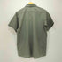 レッドキャップ RED KAP 企業ロゴ S/S 総柄 ワーク シャツ メンズ import:L