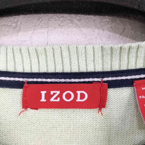 アイゾッド IZOD SWEATER クルーネック ストライププルオーバー メンズ L/G