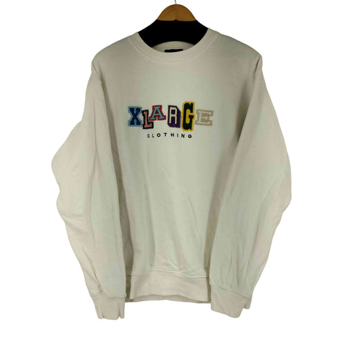 エクストララージ XLARGE MULTI COLLEGE LOGO CREW NECK SWEAT メンズ JPN:L