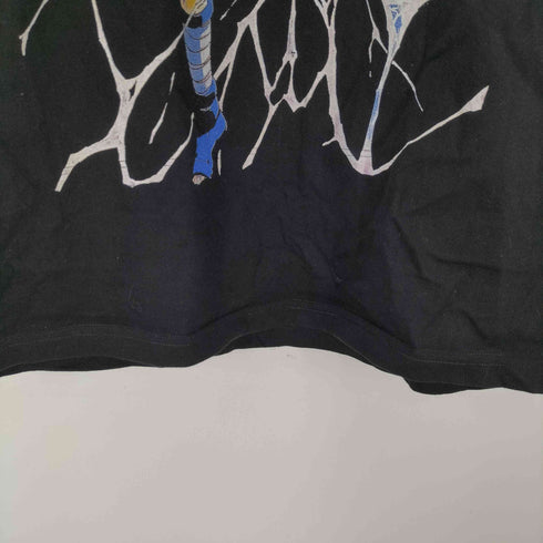 キャラクタープリント クルーネック半袖アニメTシャツ メンズ JPN:XL