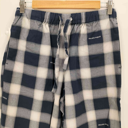 ジェラートピケ gelato pique HOMME オンブレーチェックロングパンツ メンズ JPN:M