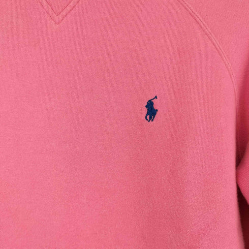 ポロバイラルフローレン Polo by RALPH LAUREN スモールポニー刺繍クルーネックスウェット レディース 160