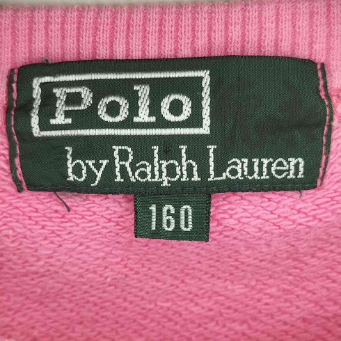 ポロバイラルフローレン Polo by RALPH LAUREN スモールポニー刺繍クルーネックスウェット レディース 160