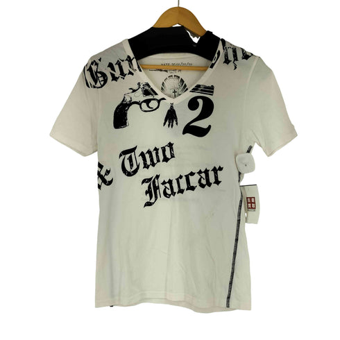 KILLER TREASURE 両面プリント S/S VネックTシャツ レディース