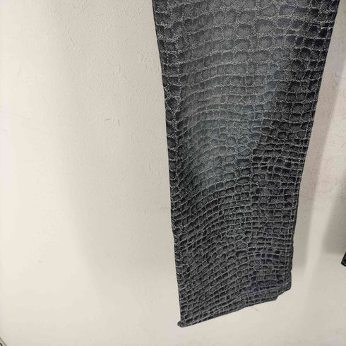 LIBRIO MENDONCA DENIM PANTS TEETH JACQUARD PATTERN デニムジャガードパンツ メンズ JPN:M