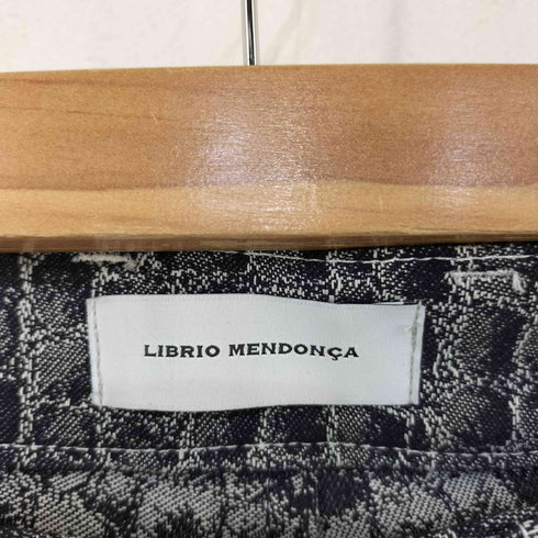LIBRIO MENDONCA DENIM PANTS TEETH JACQUARD PATTERN デニムジャガードパンツ メンズ JPN:M