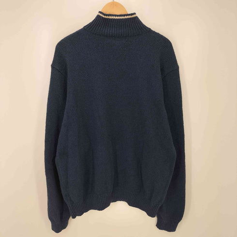 ポロバイラルフローレン Polo by RALPH LAUREN ポニー 刺繍 ハーフジップ コットン ニット メンズ import:XL