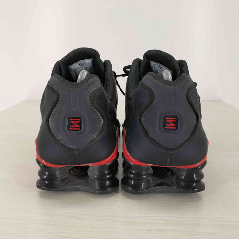 ナイキ NIKE SHOX TL BLACK/METALLIC SILVER-UNIVERSITY RED メンズ JPN:27