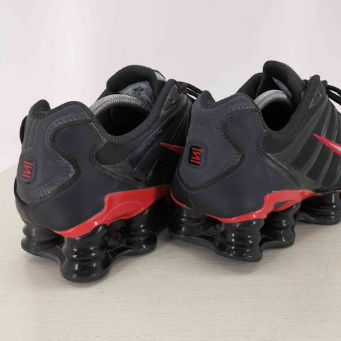 ナイキ NIKE SHOX TL BLACK/METALLIC SILVER-UNIVERSITY RED メンズ JPN:27