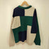 ザラ ZARA COLOUR BLOCK SWEATER クルーネック カラーブロック ニット メンズ import:XL