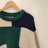 ザラ ZARA COLOUR BLOCK SWEATER クルーネック カラーブロック ニット メンズ import:XL