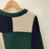 ザラ ZARA COLOUR BLOCK SWEATER クルーネック カラーブロック ニット メンズ import:XL