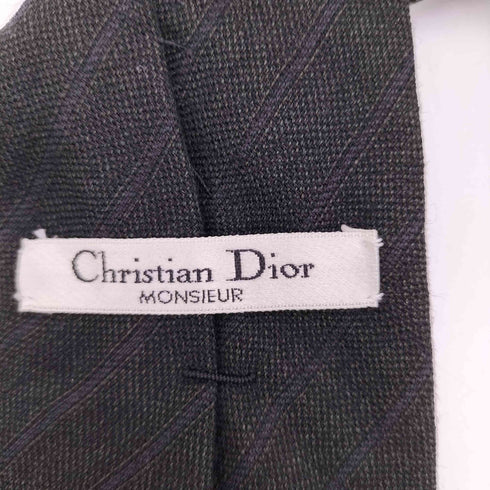 クリスチャンディオール Christian Dior レジメンタルストライプ ヴィンテージ ネクタイ メンズ