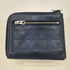 ヒューマンメイド HUMAN MADE LEATHER ZIP WALLET NAVY メンズ