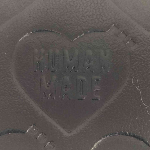 ヒューマンメイド HUMAN MADE LEATHER ZIP WALLET NAVY メンズ