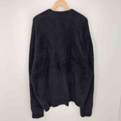 ザラ ZARA FAUX FUR TEXTURED CARDIGAN テクスチャ― シャギー カーディガン メンズ import:XL