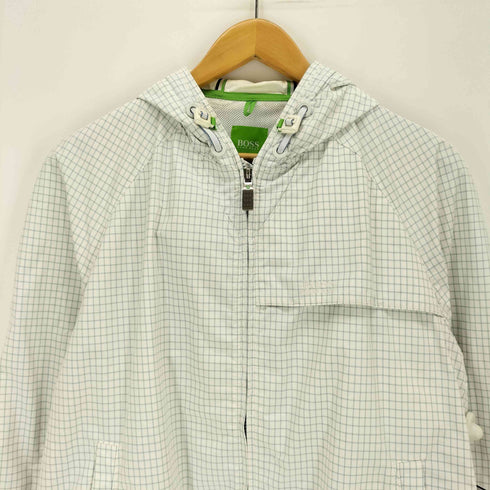 ボスヒューゴボス BOSS HUGO BOSS 格子 マウンテンパーカー メンズ S