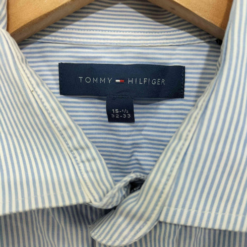 トミーヒルフィガー TOMMY HILFIGER ストライプ L/S シャツ メンズ 15-1/2