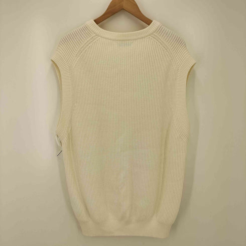 ザラ ZARA COTTON KNIT VEST コットン ニット ベスト メンズ import:L