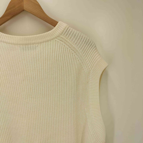 ザラ ZARA COTTON KNIT VEST コットン ニット ベスト メンズ import:L