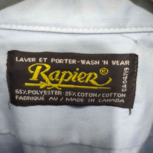 RAPIER カナダ製 S/S ポリコットン ワーク シャツ メンズ 16 1/2