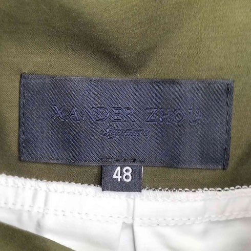 ザンダーゾウ XANDER ZHOU 19ss Blue Striped Rugby Polo ストライプ ラグビー ポロシャツ ラガーシャツ メンズ JPN:48