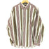 トミーヒルフィガー TOMMY HILFIGER ストライプ柄裾ロゴ刺繍BDシャツ メンズ JPN:XL
