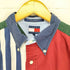 トミーヒルフィガー TOMMY HILFIGER ストライプ切替ロゴ刺繍BDシャツ メンズ JPN:XL