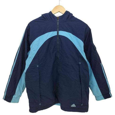 アディダス adidas リバーシブル 中綿 フリース ジャケット レディース 160