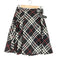 バーバリーブルーレーベル BURBERRY BLUE LABEL チェック柄 ラップスカート レディース 36