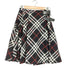 バーバリーブルーレーベル BURBERRY BLUE LABEL チェック柄 ラップスカート レディース 36