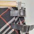 バーバリーブルーレーベル BURBERRY BLUE LABEL チェック柄 ラップスカート レディース 36