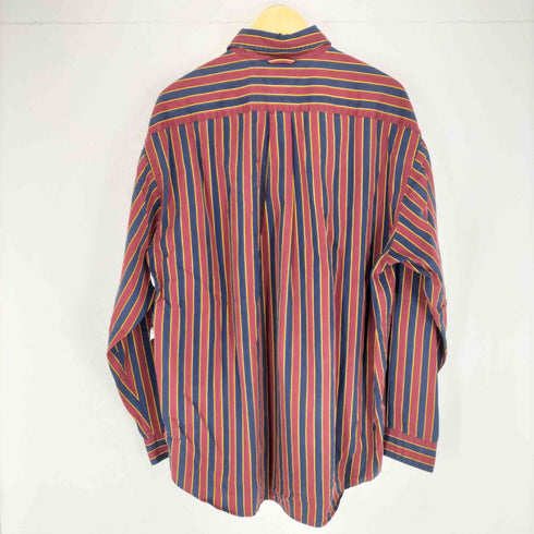トミーヒルフィガー TOMMY HILFIGER ストライプ柄ロゴ刺繍BDシャツ メンズ JPN:XL