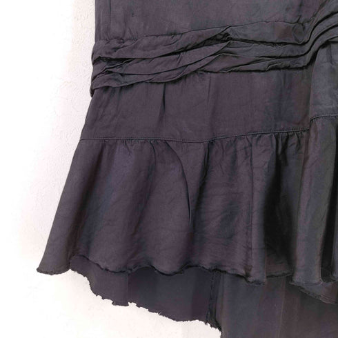 ジュンヤワタナベコムデギャルソン JUNYA WATANABE COMME des GARCONS レーヨンダメージ加工アシンメトリースカート レディース SS