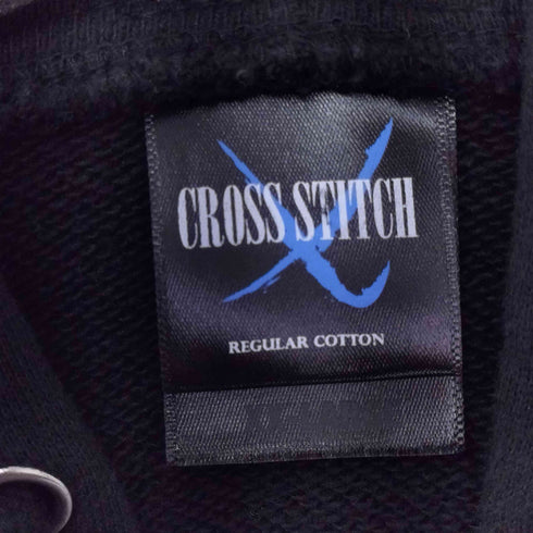 CROSS STITCH コットン ジップアップパーカー メンズ JPN:XL