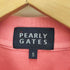 パーリーゲイツ PEARLY GATES ロゴ 刺繍 S/S 鹿の子 ポロシャツ メンズ JPN:5