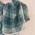 コムデギャルソン COMME des GARCONS チェック柄 ギャザー半袖ブラウス レディース SS
