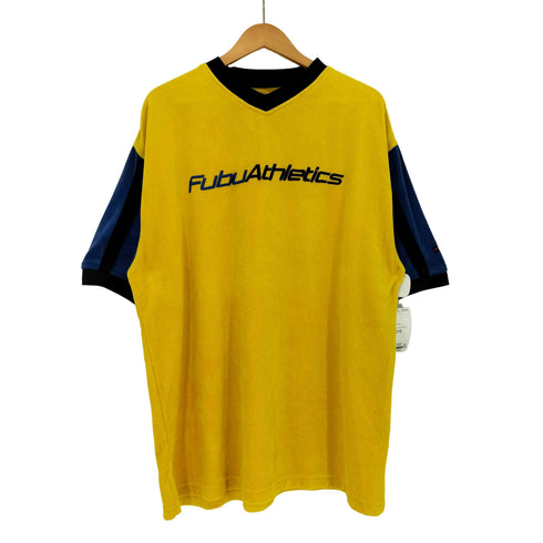 フブ FUBU Vネック ベロアTシャツ メンズ import:L